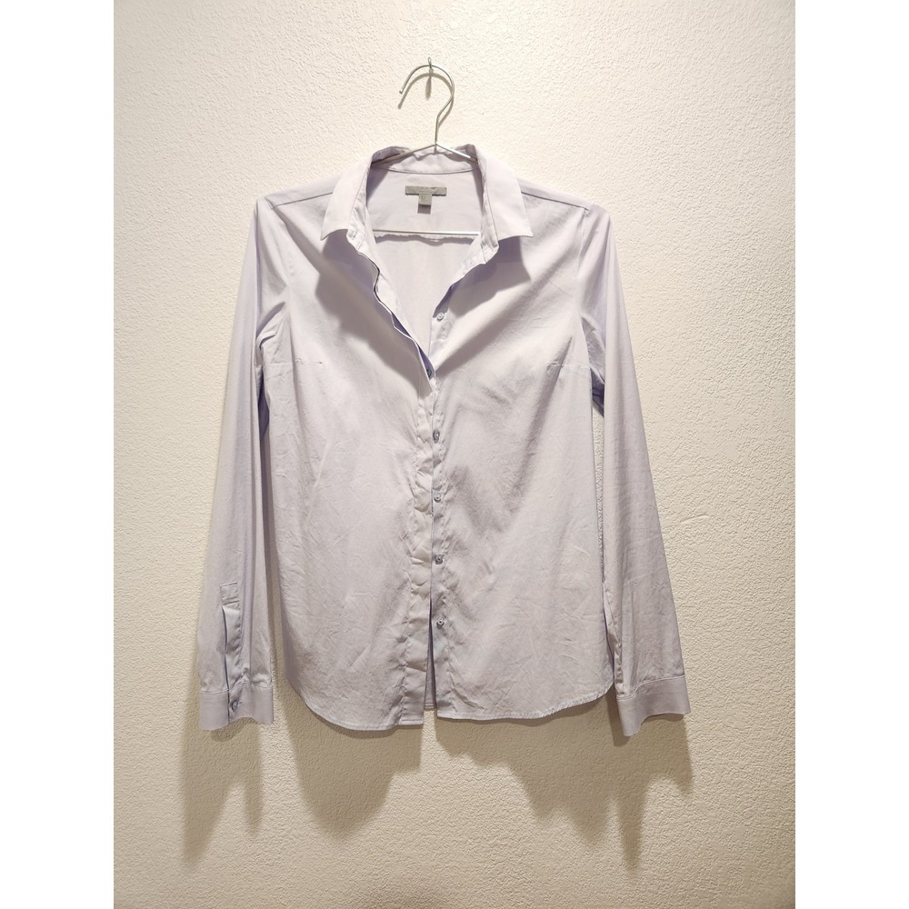 COS Stretch Cotton‎ Button Up Shirt Women's Size 6 Minimalist Office Top